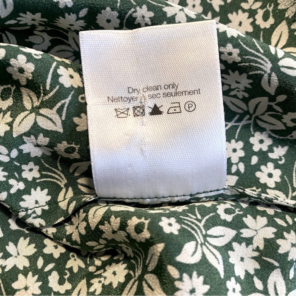 EUC VERONICA BEARD GIZELA BLOUSE IN FOREST GREEN - SIZE 8 - Picture 13 of 15